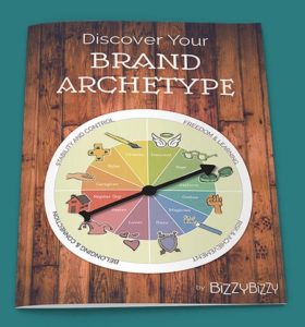 Take the free Brand Archetype Quiz and download the free ebook by Bizzy Bizzy