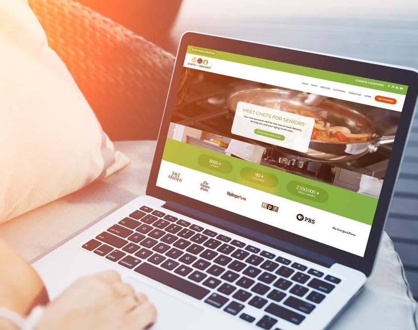 1 Day Website design for Chefs for Seniors