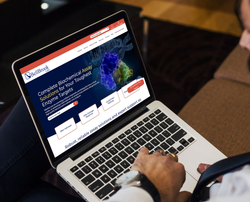 1 Day Website design for BellBrook Labs