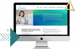 Company Genomics website displayed on computer monitor